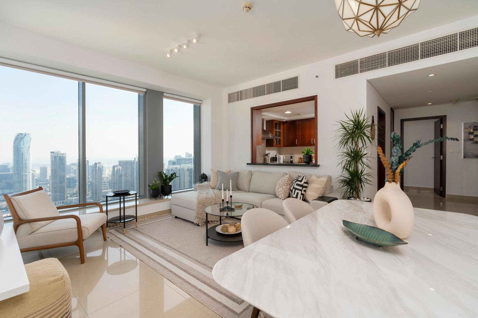 Prestige Living 2Br With Full Burj Khalifa And Fountain View By Auberge Dubai Exterior photo